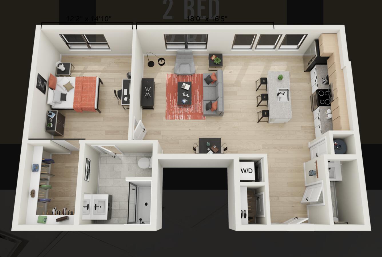 75 Chestnut Street, Unit 609 Portland, ME 04101 - Photo 42 of 42 609 Floor Plan