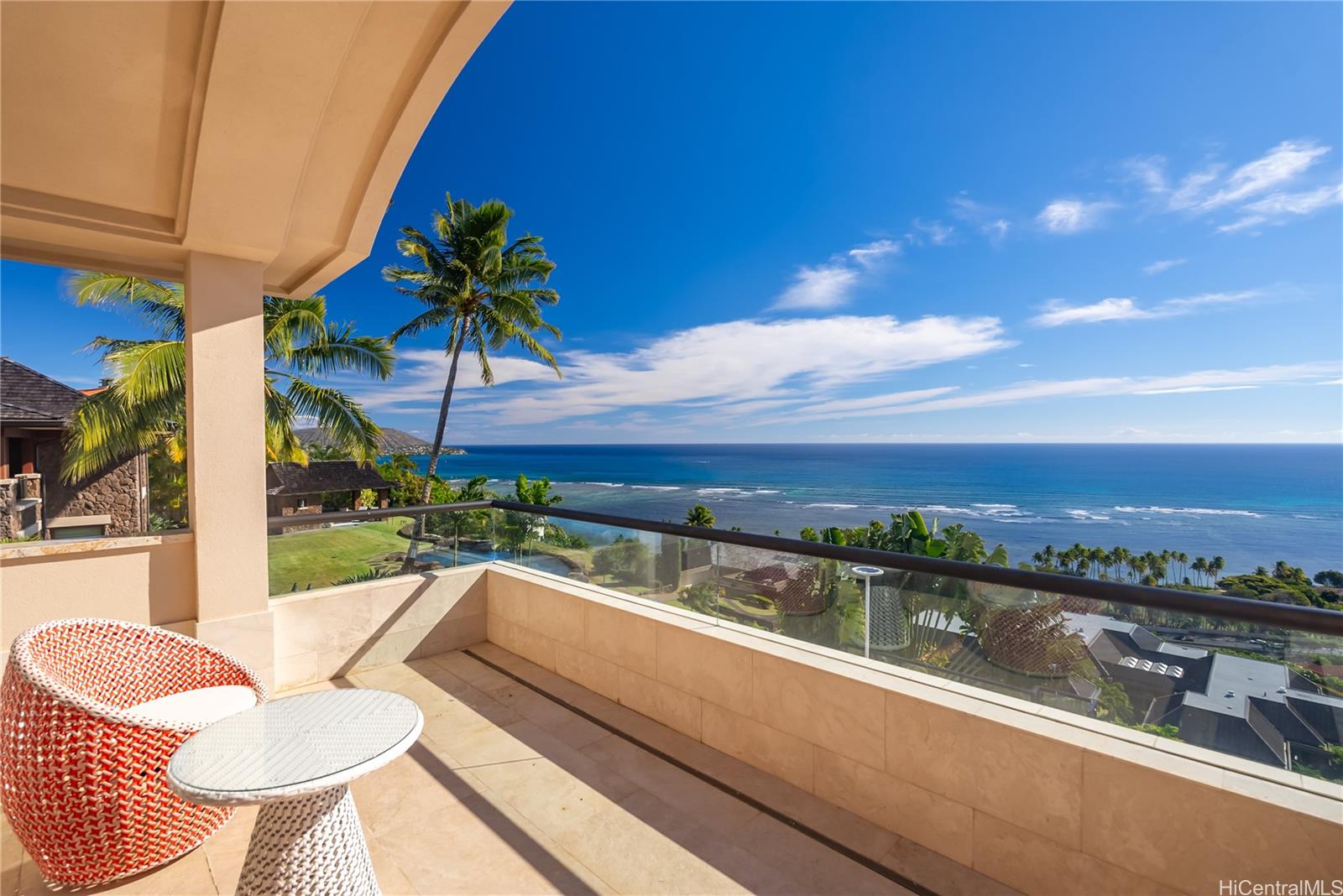 269 Kaialii Place Honolulu, HI 96821 - Photo 15 of 25 a view of a chairs and table in patio with a lake view