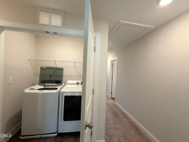a view of a storage & utility room in a house