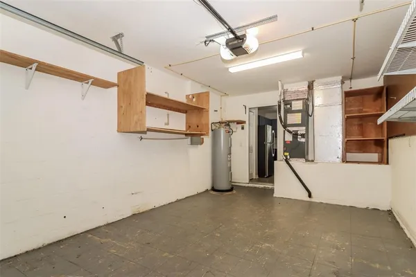 a picture of a wall with a white wall and a picture