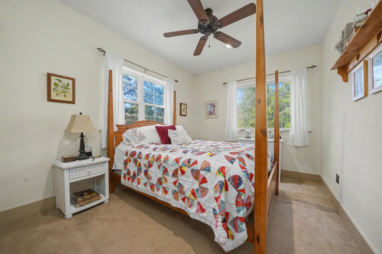 14232 Sutter Creek Road Sutter Creek, CA 95685 - Photo 33 of 57 a bedroom with a bed and a window