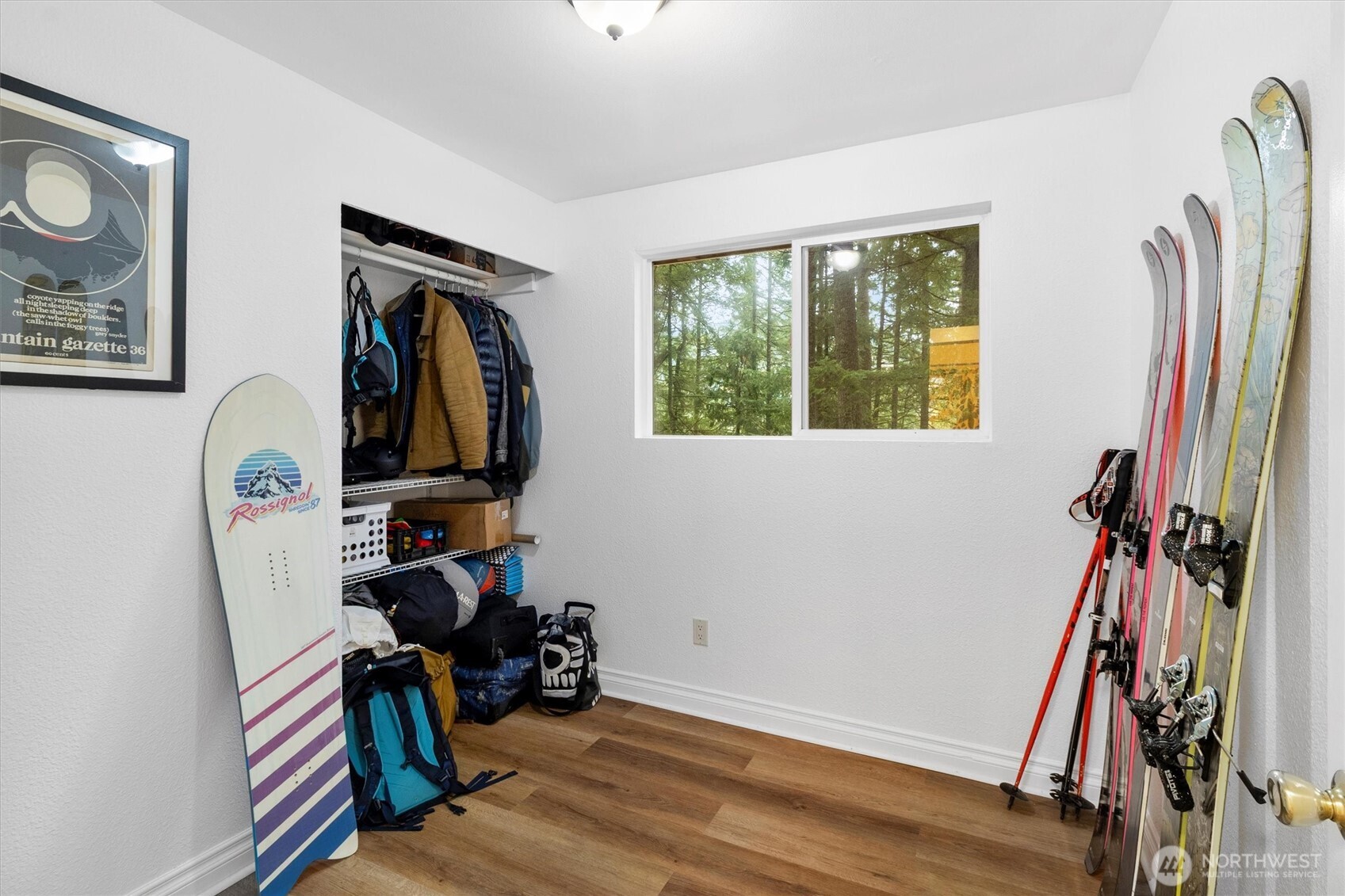 76 B Sudden Valley Drive Bellingham, WA 98229 - Photo 17 of 35 a view of a workspace with furniture and a window
