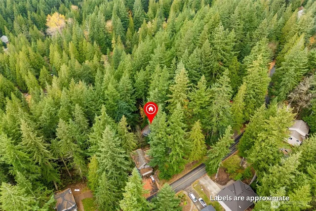 a view of a back yard