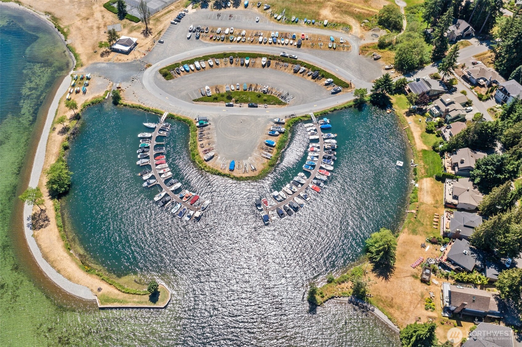 76 B Sudden Valley Drive Bellingham, WA 98229 - Photo 26 of 35 an aerial view of a swimming pool