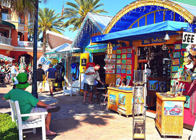 10 Harbor Boulevard, Unit E707H Destin, FL 32541 - Photo 28 of 28 a view of city with the shops and fruits market