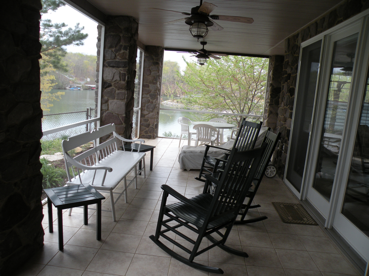 143 Thunder Ridge Road Huddleston, VA 24104 - Photo 46 of 93 Lower Level Screened Porch