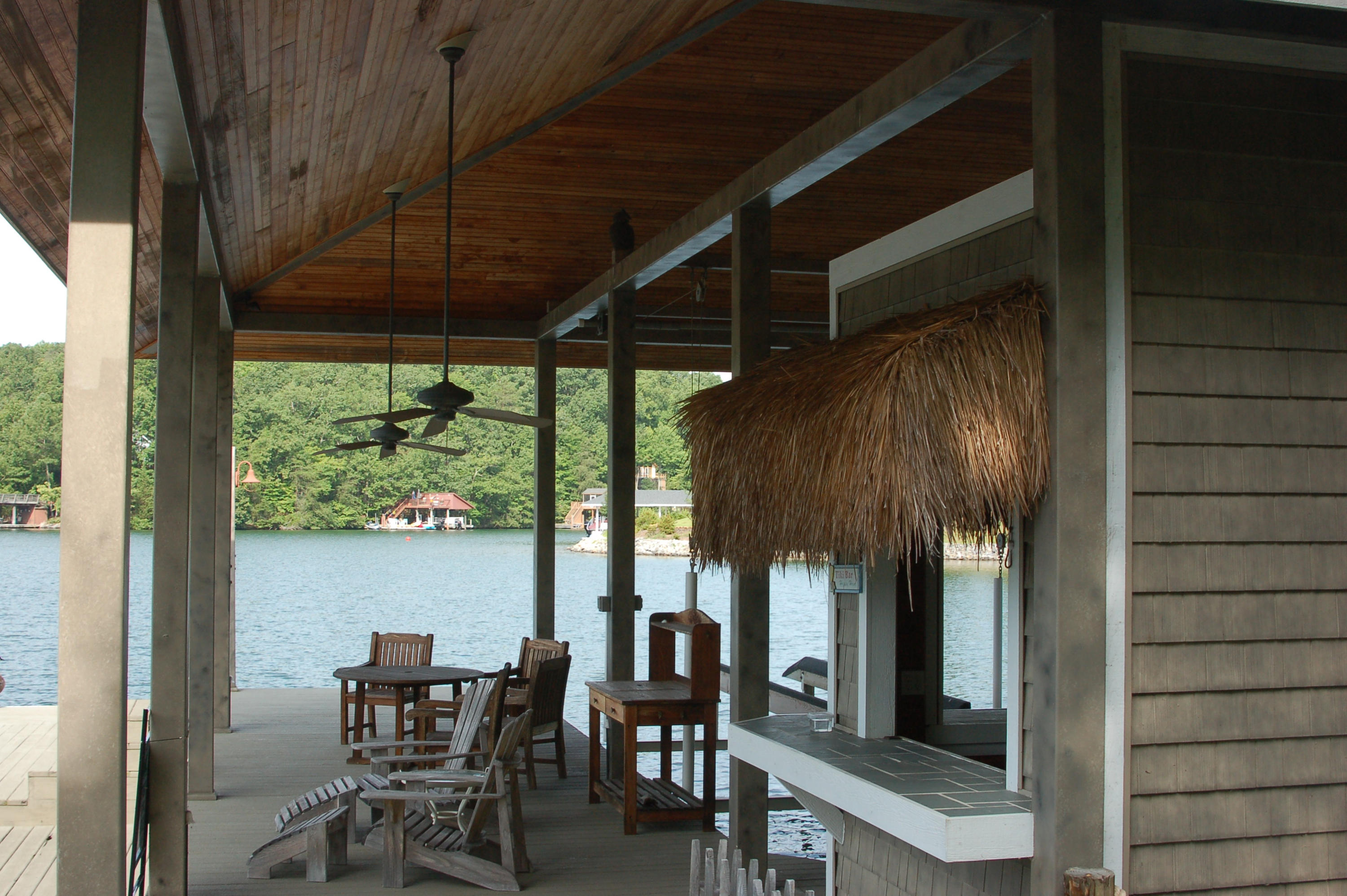 143 Thunder Ridge Road Huddleston, VA 24104 - Photo 73 of 93 Dock w/ Tiki Bar