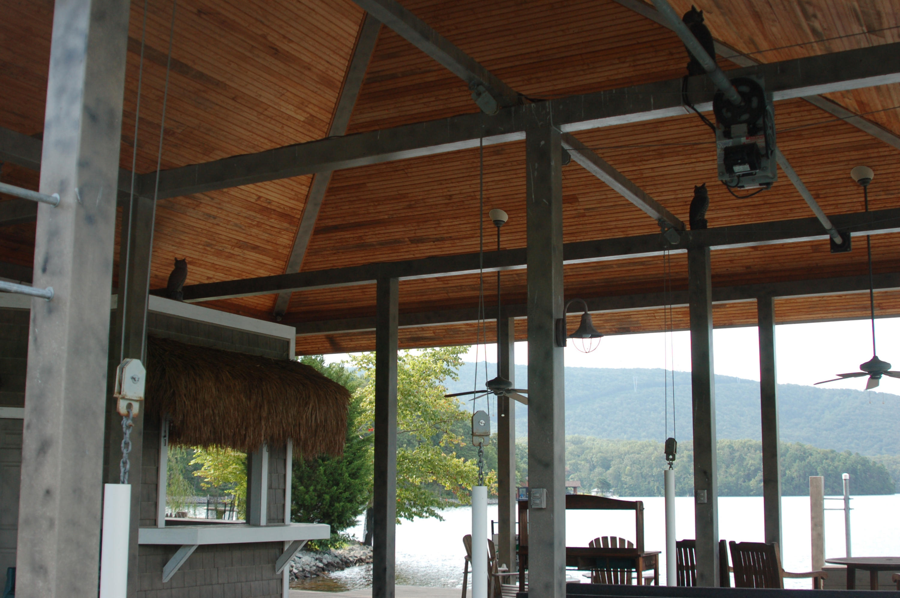 143 Thunder Ridge Road Huddleston, VA 24104 - Photo 77 of 93 Steel construction, towering dockceiling