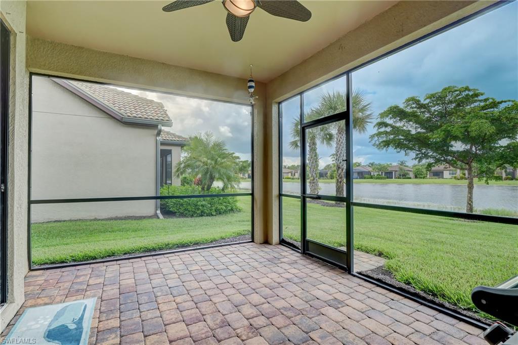 10837 Dennington Road Fort Myers, FL 33913 - Photo 25 of 35 Screened Lanai with Expansive View of the Lake