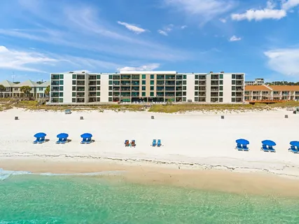 a view of an ocean and beach