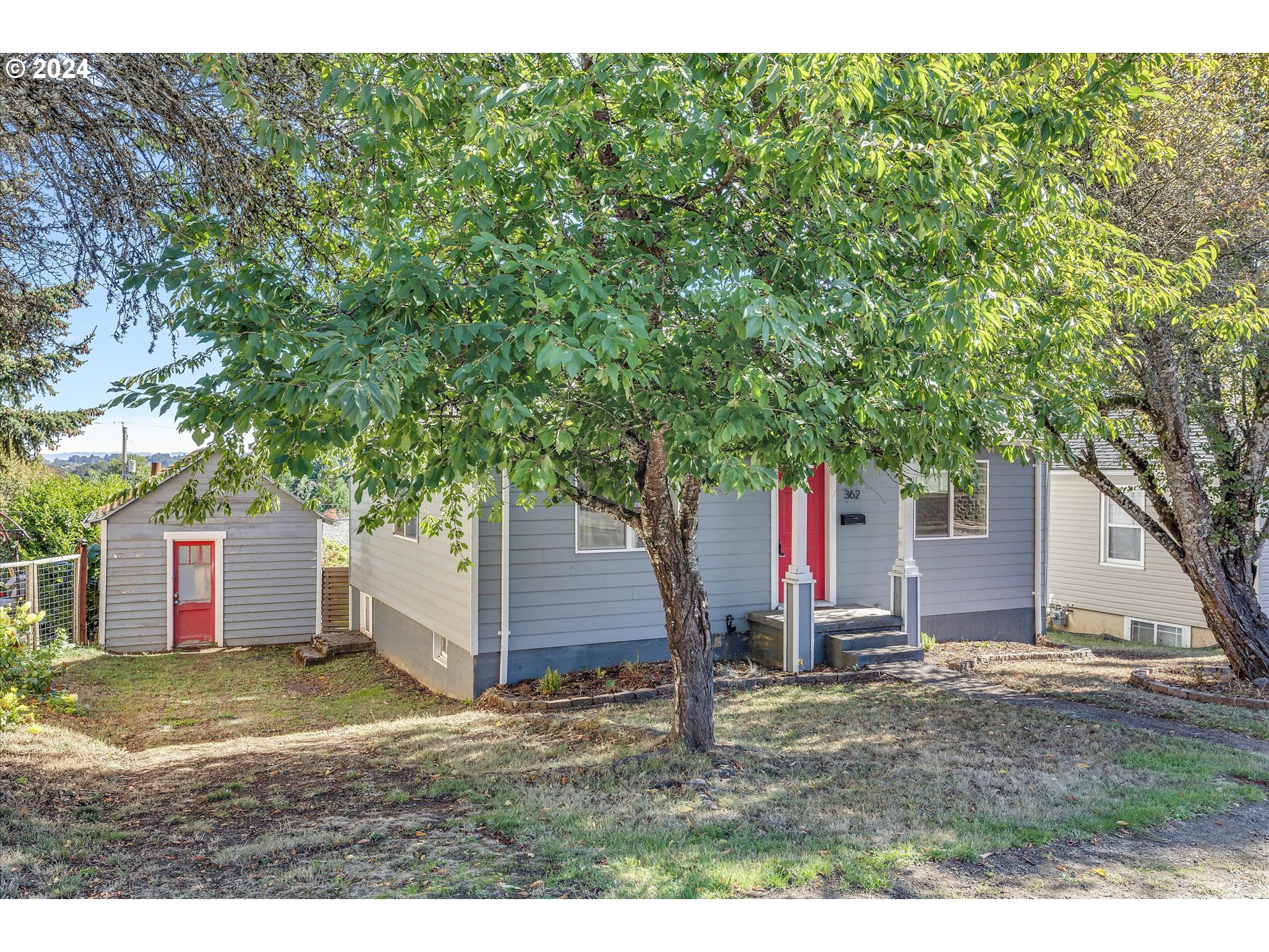 front view of house with a yard