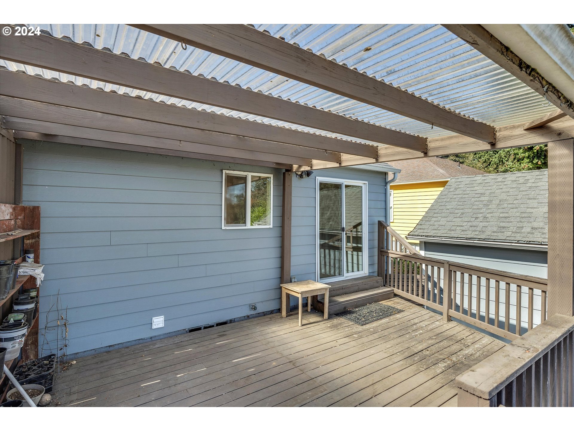 362 Southwest Oak Street Willamina, OR 97396 - Photo 29 of 34 a view of outdoor space with wooden deck and furniture