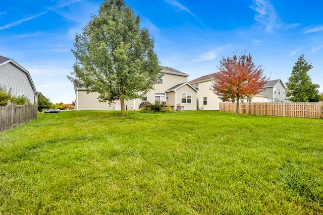 a view of yard with tree s