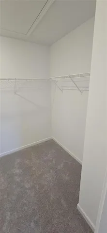 a view of a room with empty racks