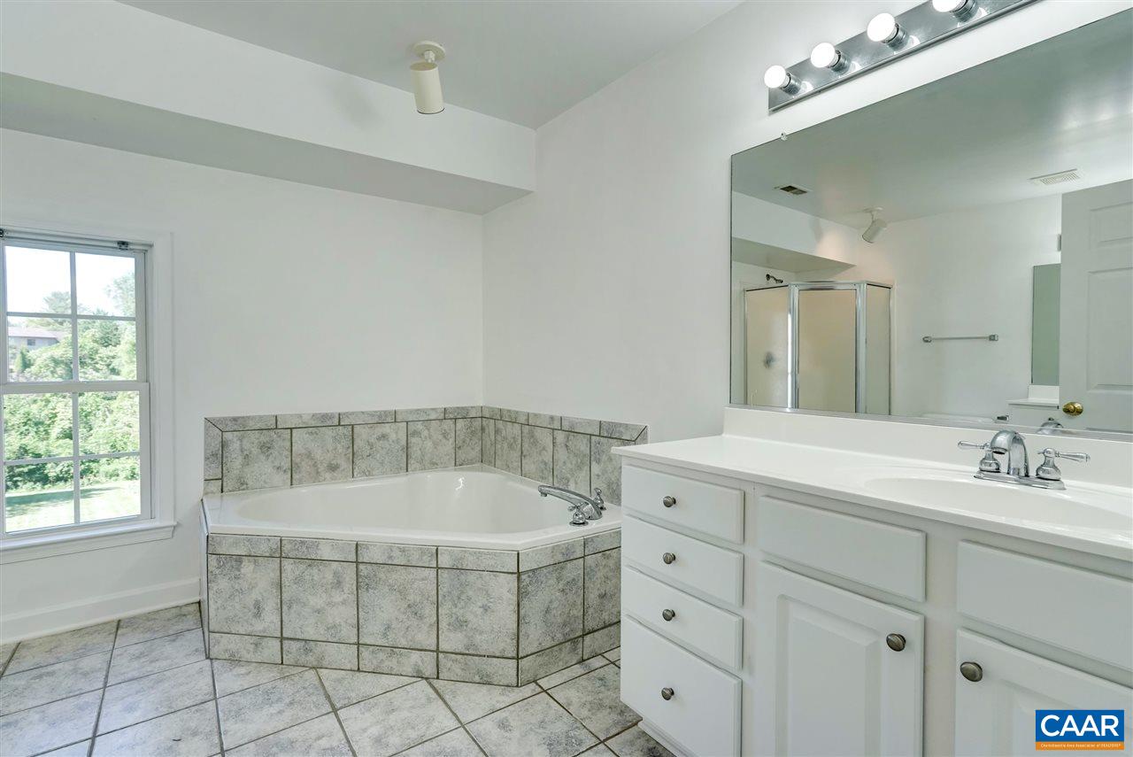 1280 Amber Ridge Road Charlottesville, VA 22901 - Photo 20 of 33 a bathroom with a tub a sink and mirror