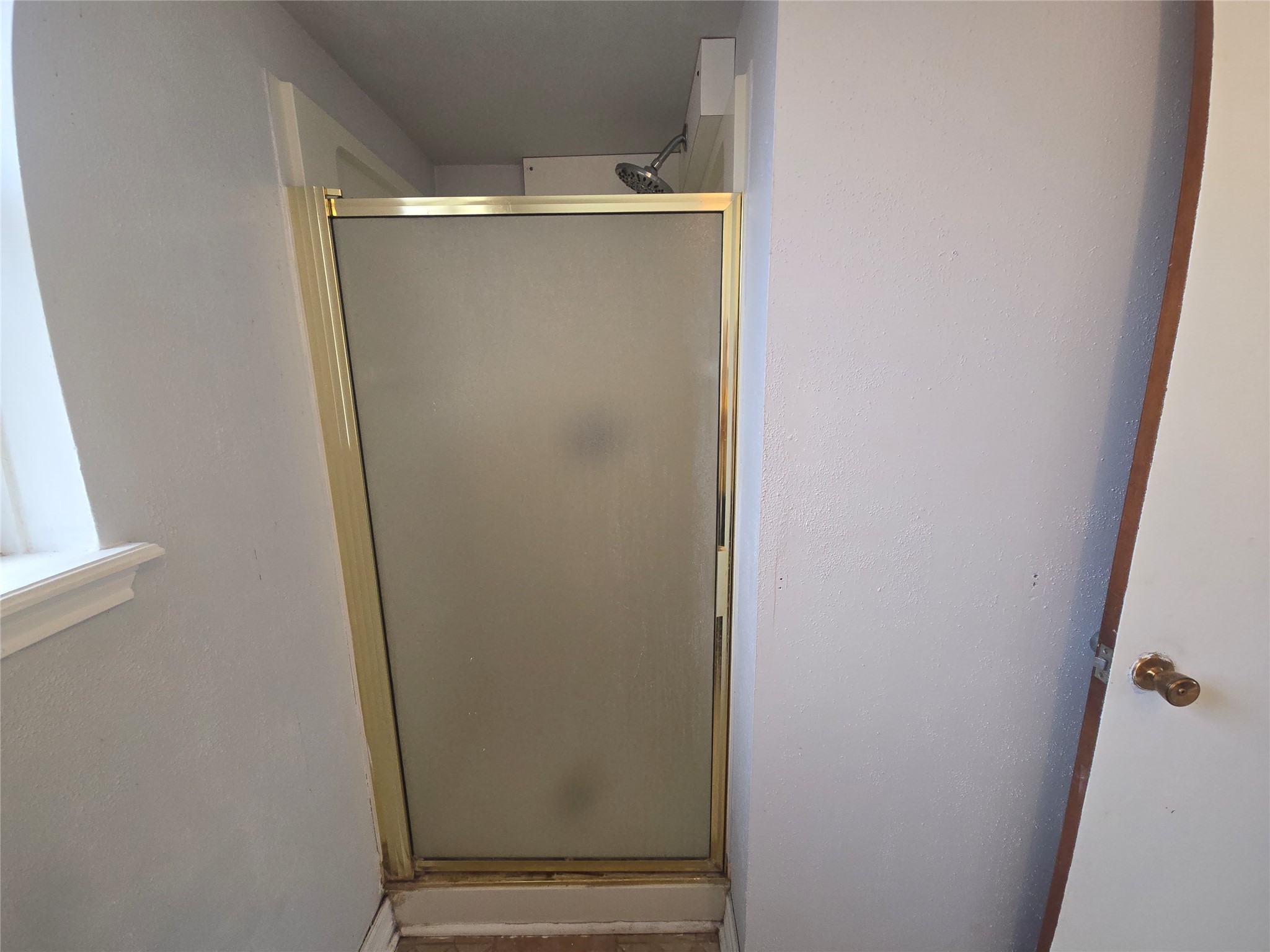 1045 Vine Drive Angleton, TX 77515 - Photo 40 of 42 a bathroom with a glass door