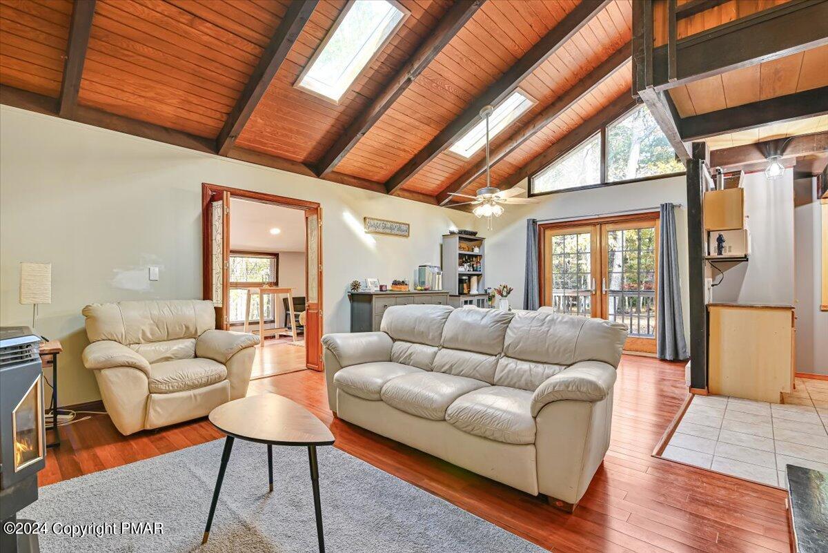 3567 High Crest Road Canadensis, PA 18325 - Photo 12 of 62 a living room with furniture and a large window