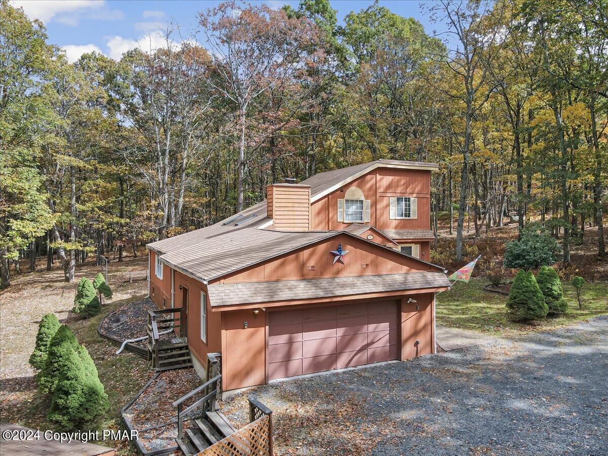 3567 High Crest Road Canadensis, PA 18325 - Photo 47 of 62 a view of a small house with roof deck