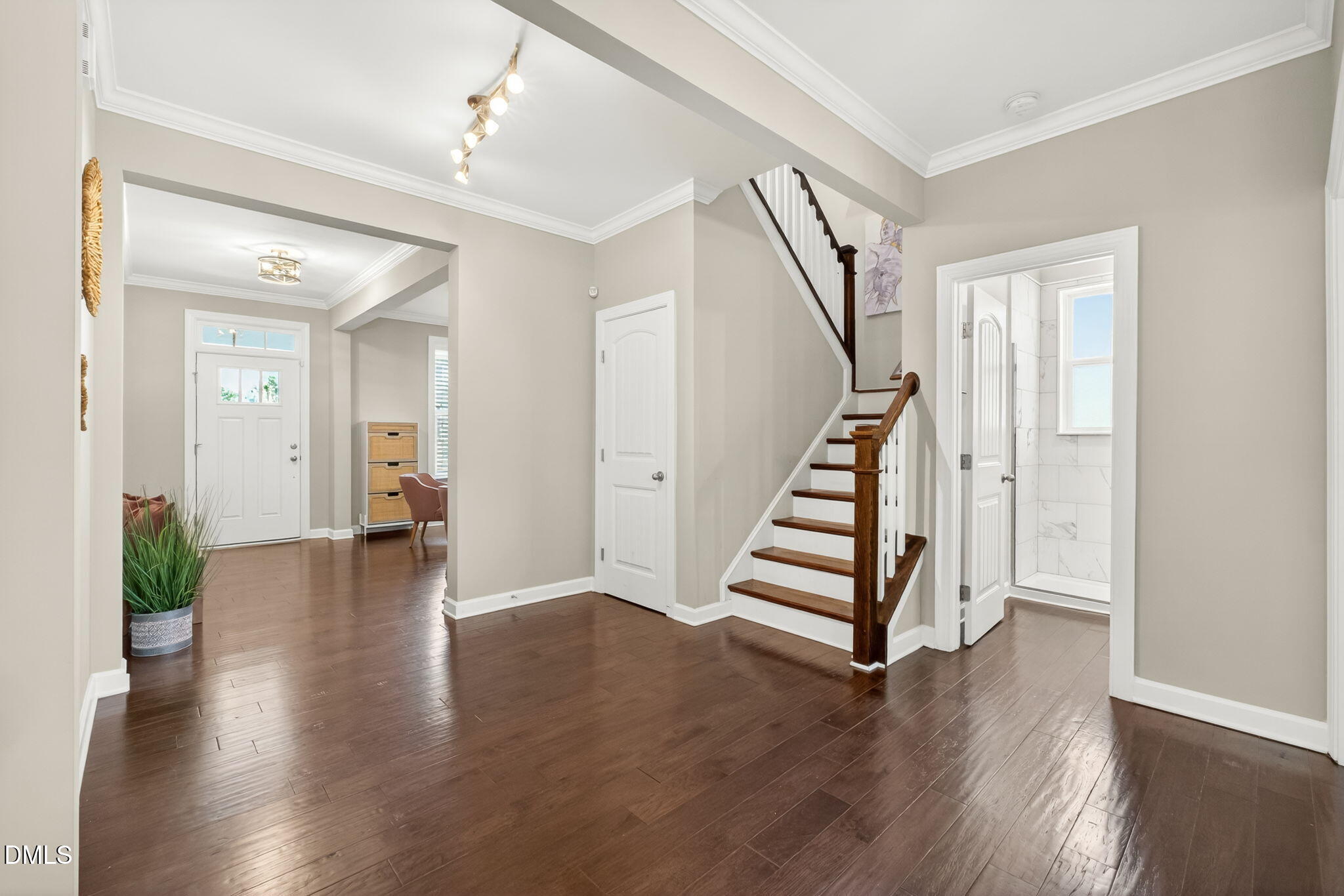 8063 Gilano Drive Raleigh, NC 27603 - Photo 83 of 83 Stairwell and Open Floorplan