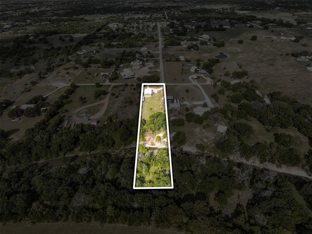 10020 Lavender Road Crowley, TX 76036 - Photo 22 of 29 Aerial view of sparsely populated area with property boundaries highlighted