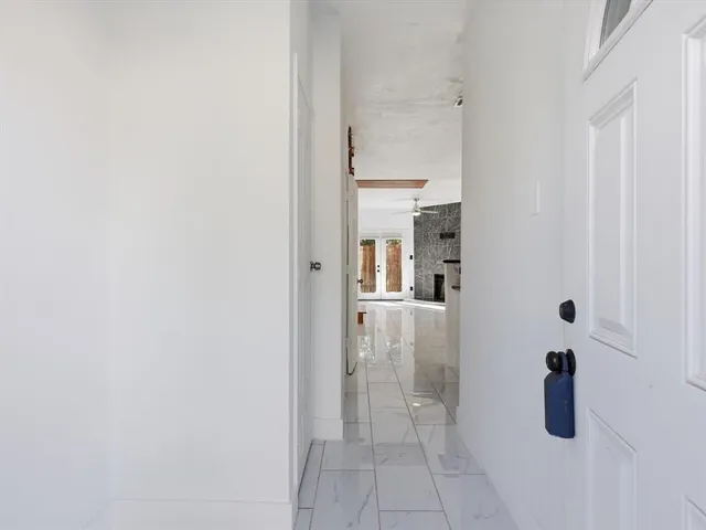 a view of entryway and hall