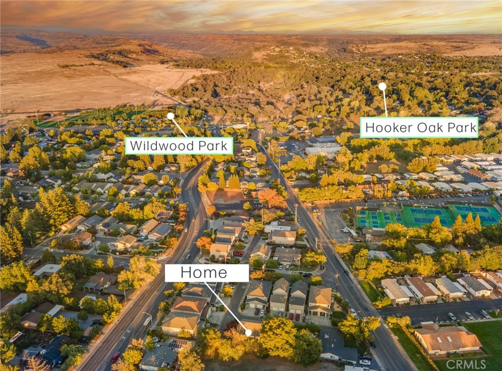 1587 Lexus Lane Chico, CA 95926 - Photo 25 of 25 an aerial view of residential building and ocean view