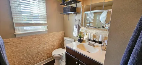 a view of a garden with a tree