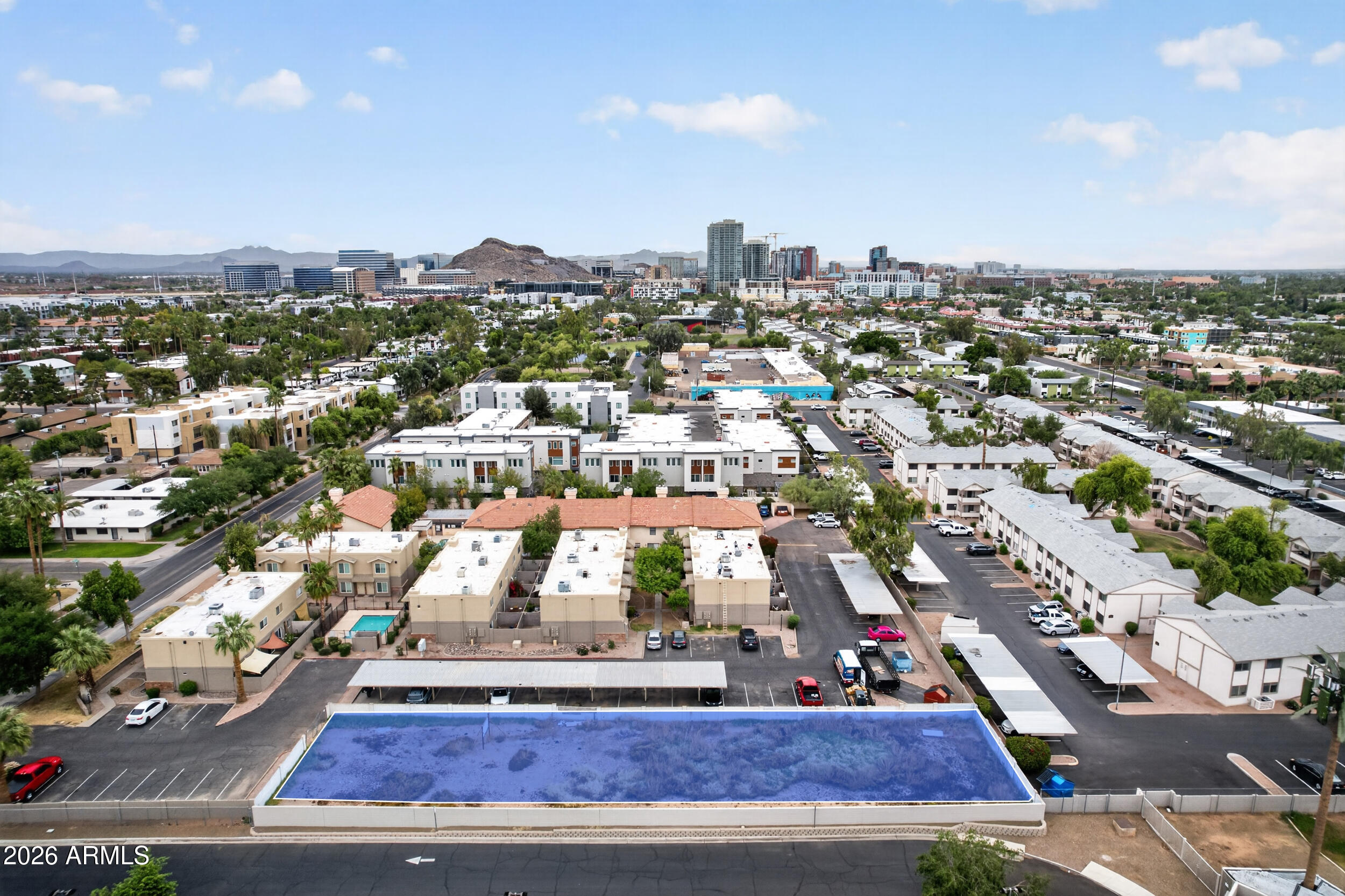 1063 West 5th Street, Unit 3 Tempe, AZ 85281 - Photo 1 of 10 an aerial view of a city
