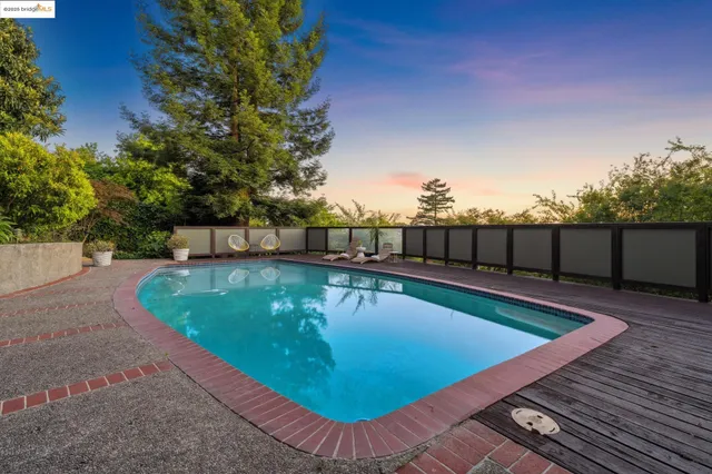 a view of a city and mountain