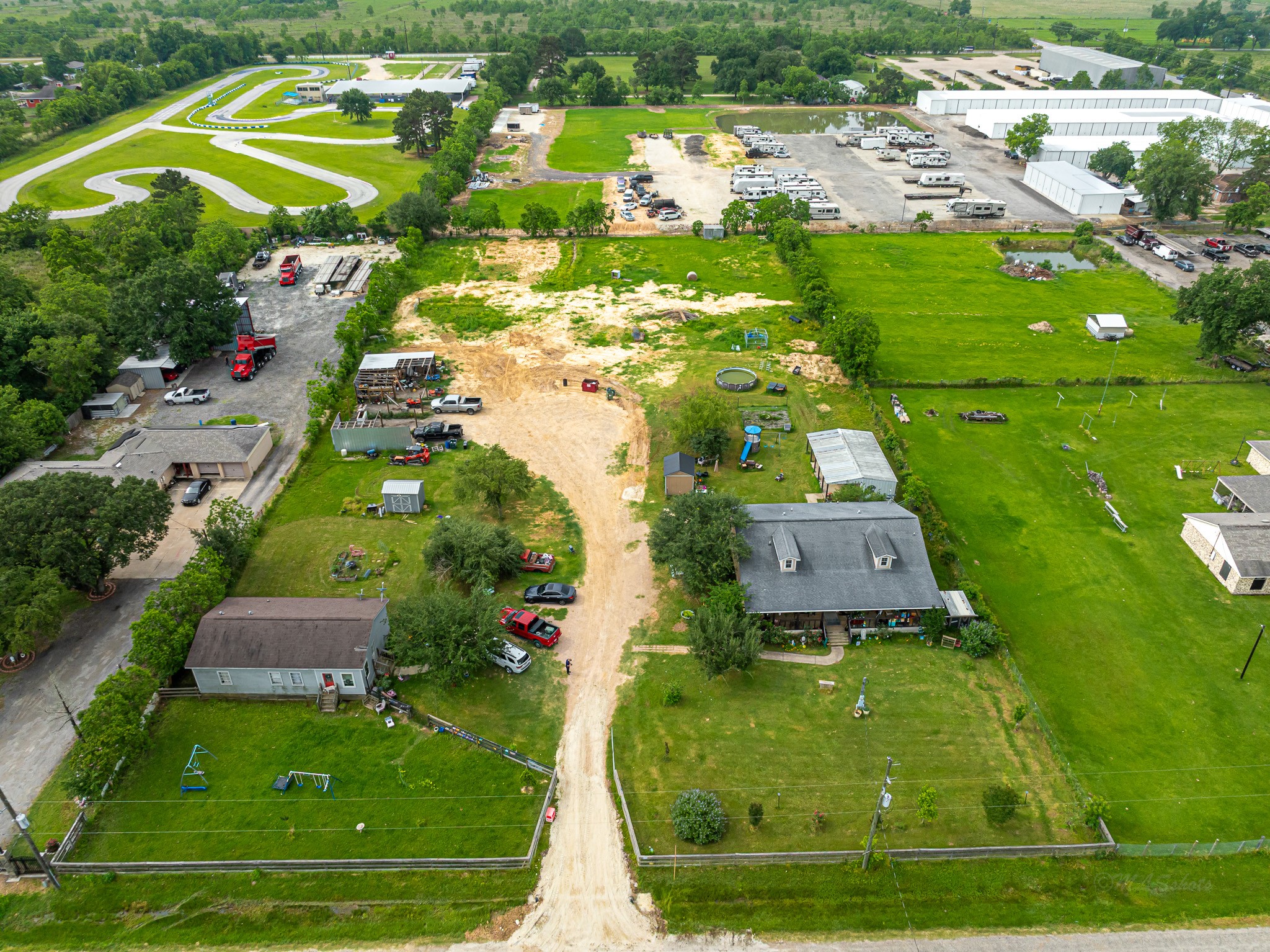 29867 Marti Road Katy, TX 77493 - Photo 2 of 36 an aerial view of a residential houses with outdoor space and street view