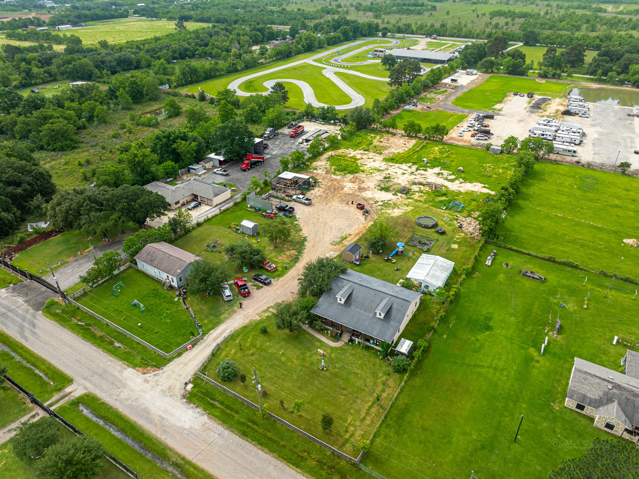 29867 Marti Road Katy, TX 77493 - Photo 3 of 36 an aerial view of a pool yard swimming pool and outdoor seating
