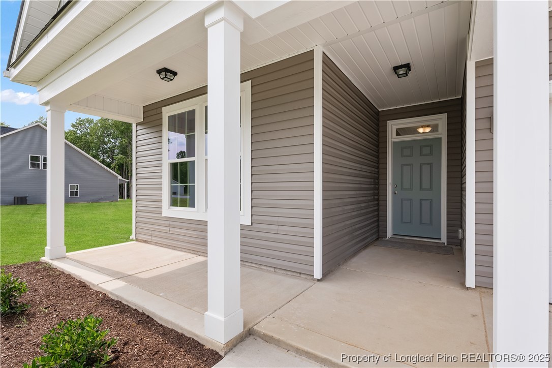 3117 Wolfpack Lane Eastover, NC 28312 - Photo 8 of 45 a view of backyard of the house