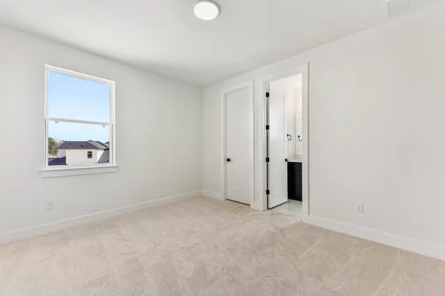 a view of an empty room