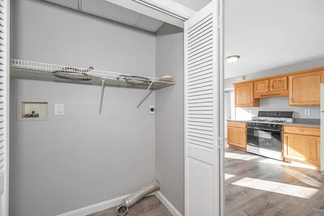 a view of a kitchen with a oven
