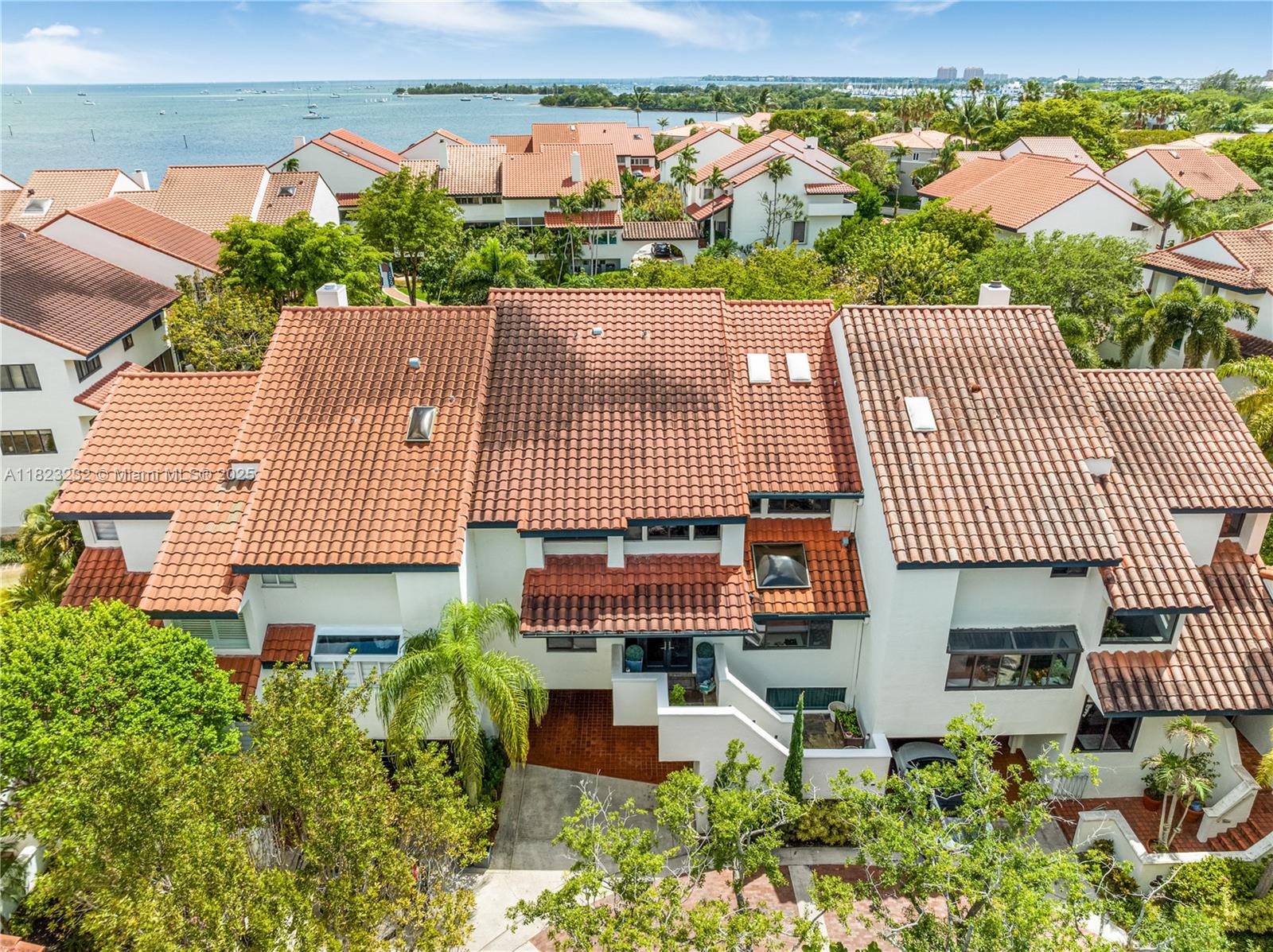 2000 South Bayshore Drive, Unit 47 Miami, FL 33133 - Photo 18 of 22 an aerial view of a house with a garden