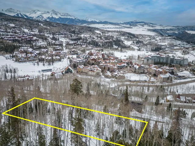 a view of a city with lots of trees