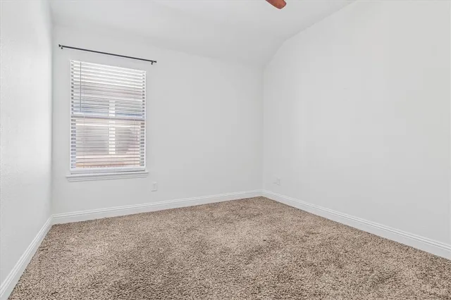 a view of a small space with window