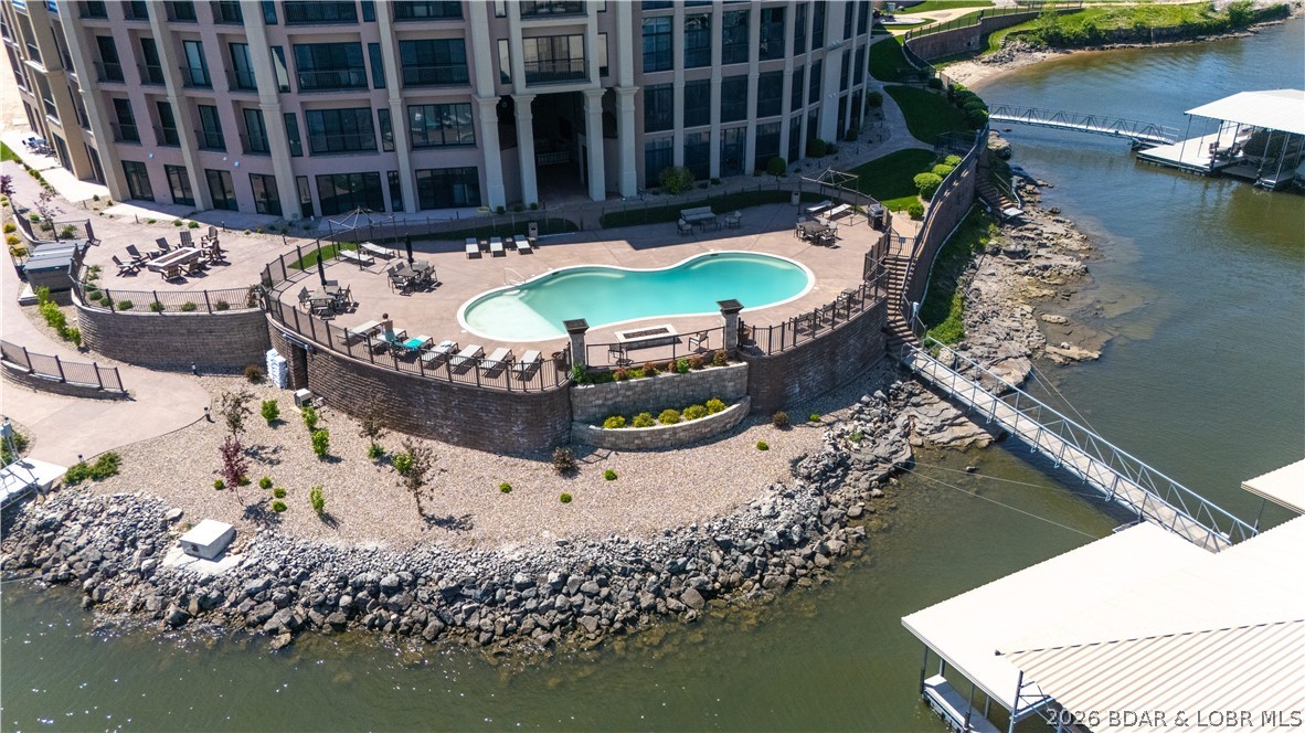 1184 Jeffries Road, Unit 416 Osage Beach, MO 65065 - Photo 59 of 62 Pool aerial view