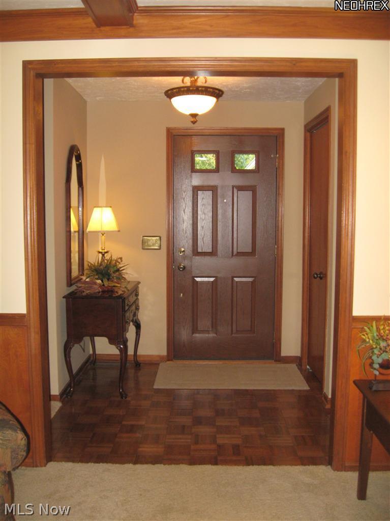 5313 Swepstone Street Northwest Canton, OH 44708 - Photo 7 of 25 Foyer entry with parquet floor