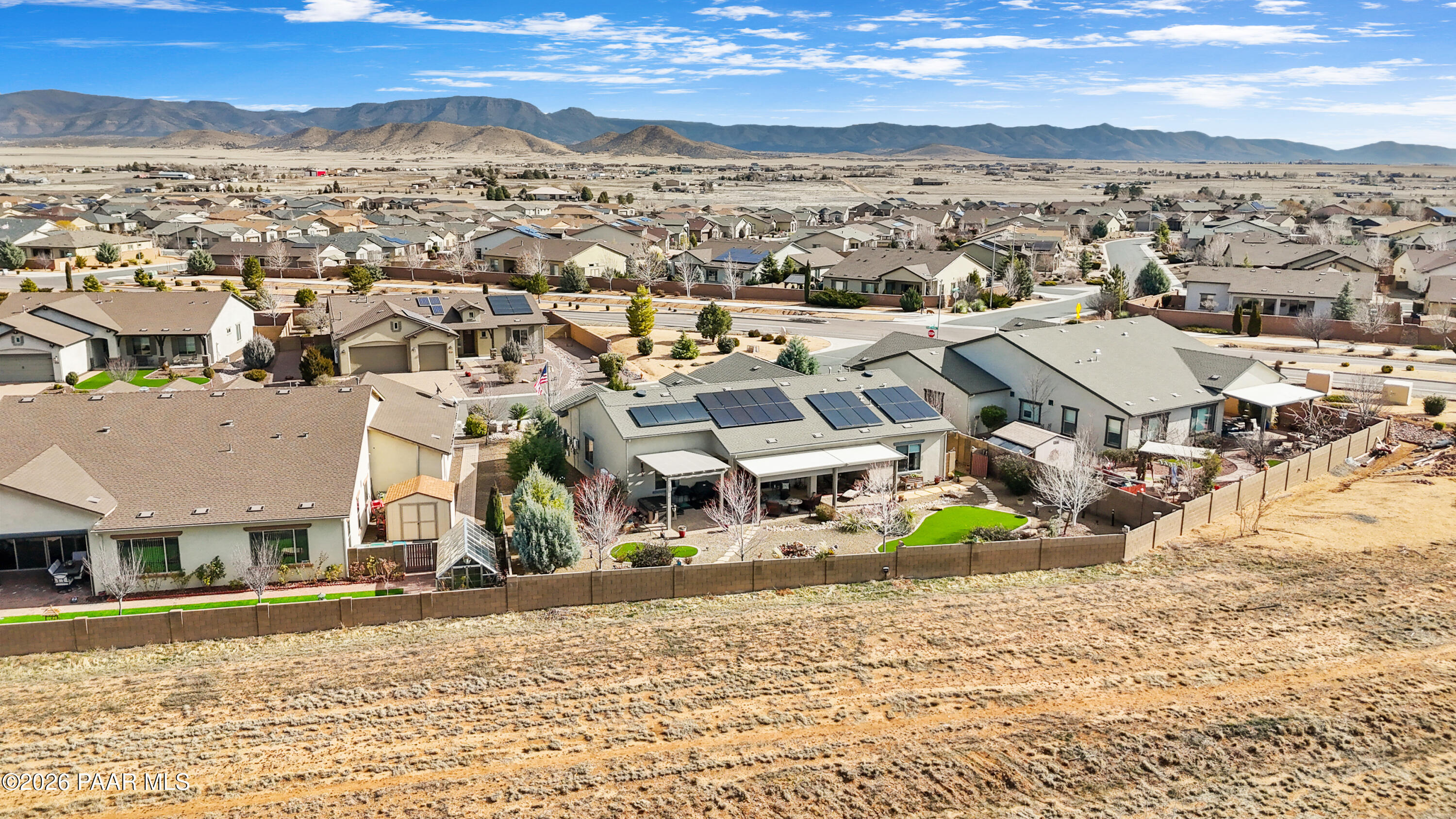8542 North Ridge Rider Trail Prescott Valley, AZ 86315 - Photo 27 of 27 30-Aerial Back (2)