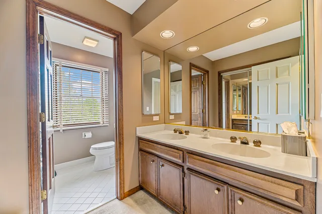 an empty room with a natural light