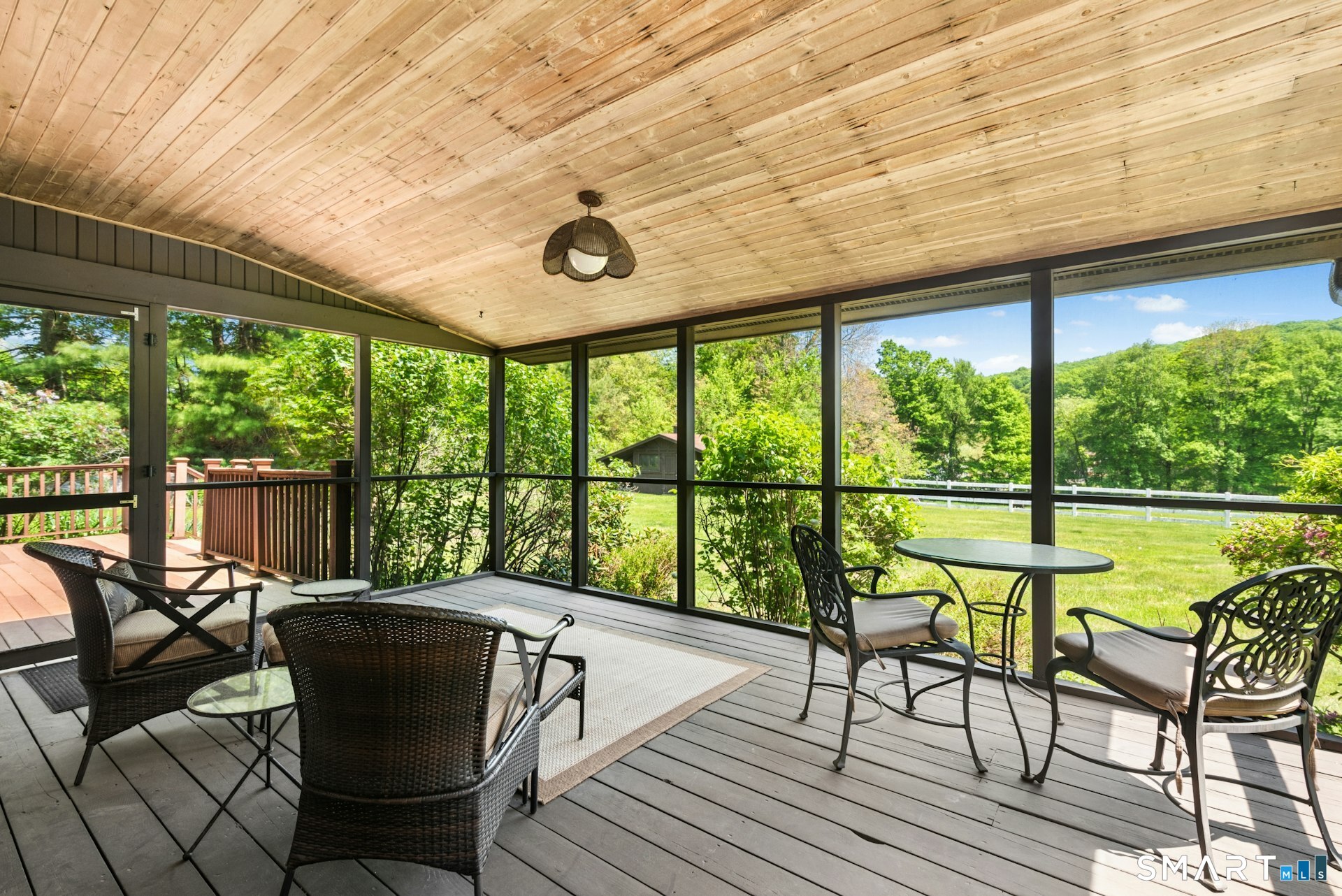 127 Huntingtown Road Newtown, CT 06470 - Photo 23 of 38 a view of a dining room with furniture window and outside view