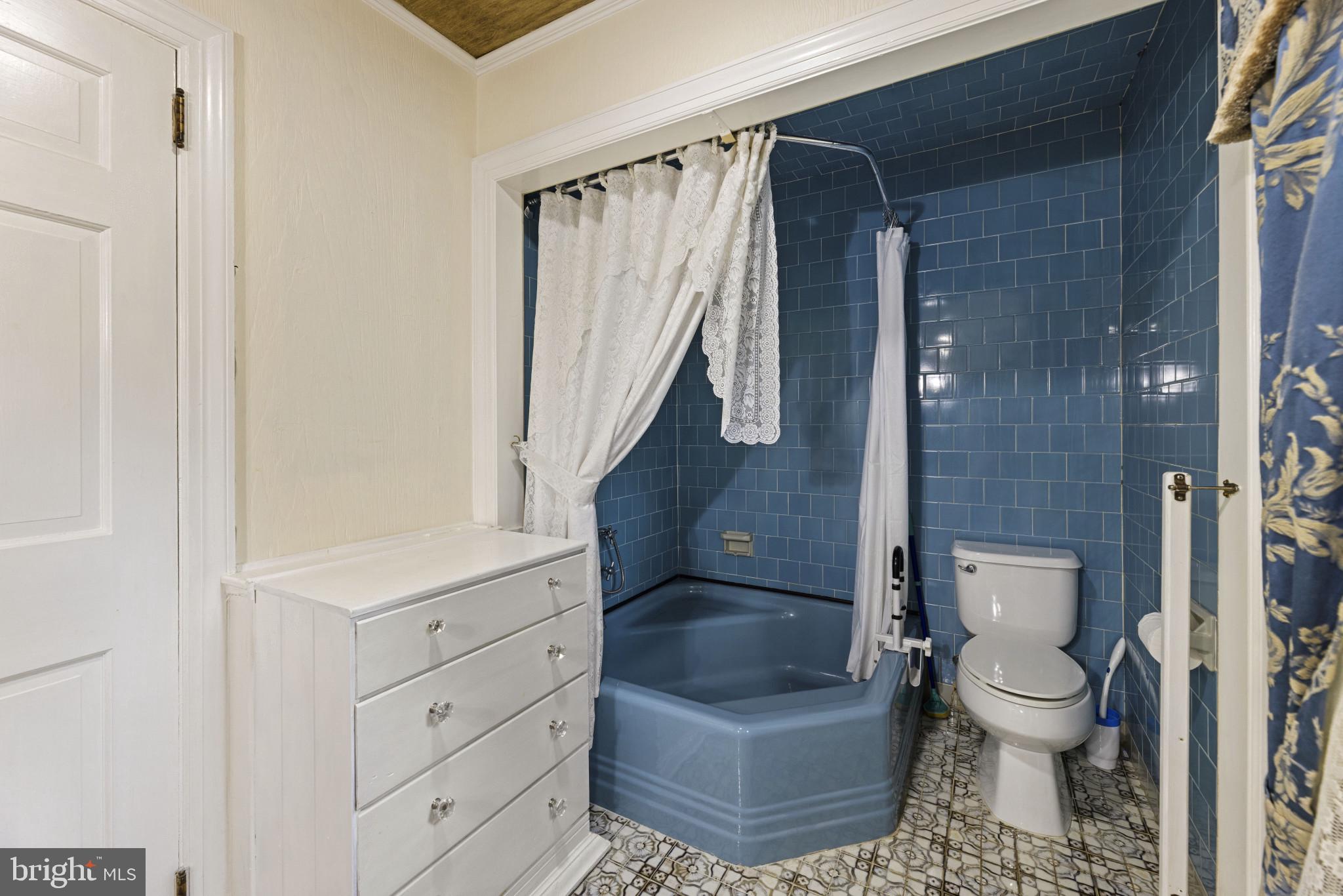 9265 Ramey Road Marshall, VA 20115 - Photo 14 of 49 a bathroom with a toilet a sink and bathtub