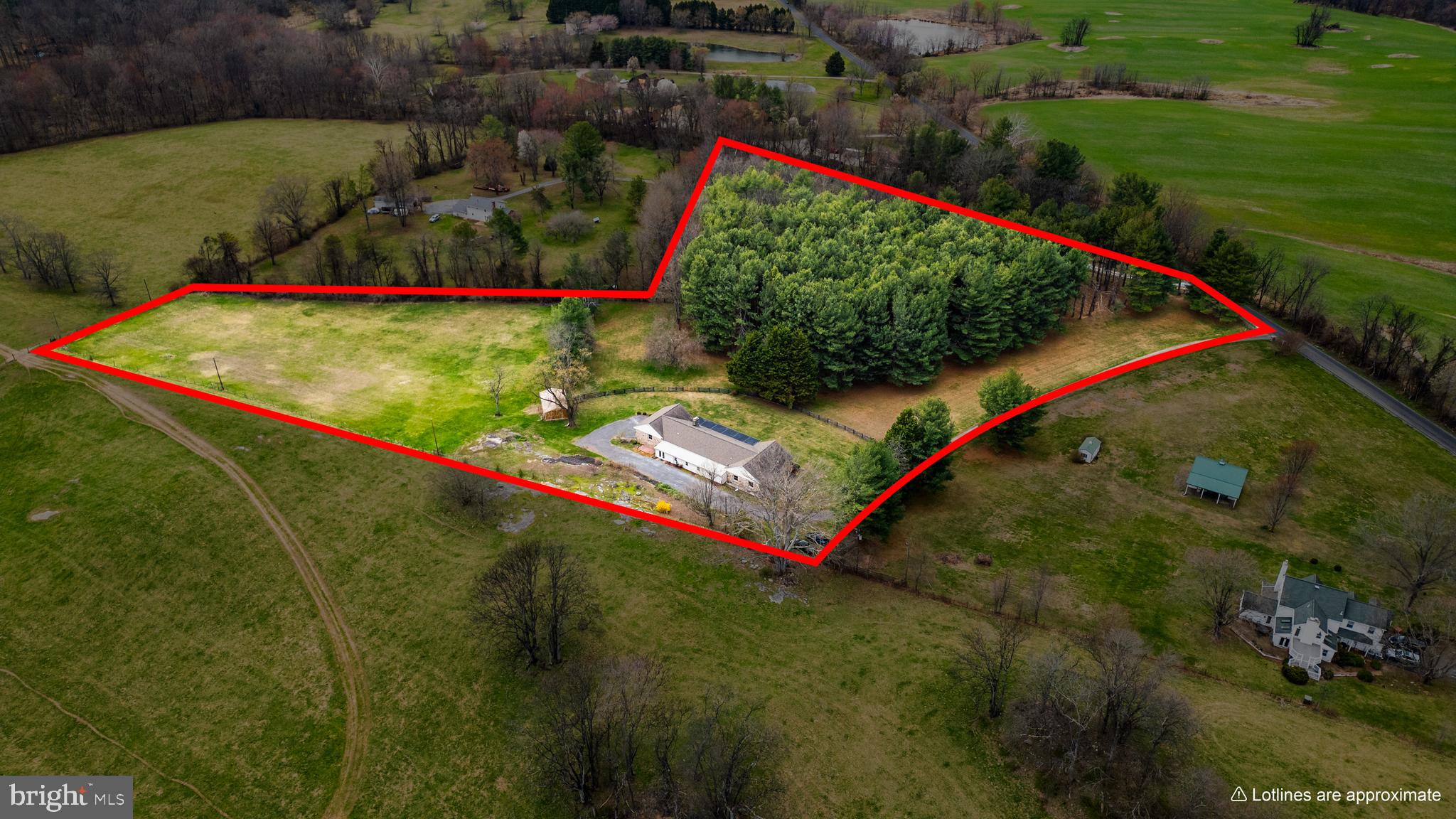 9265 Ramey Road Marshall, VA 20115 - Photo 42 of 49 an aerial view of a pool