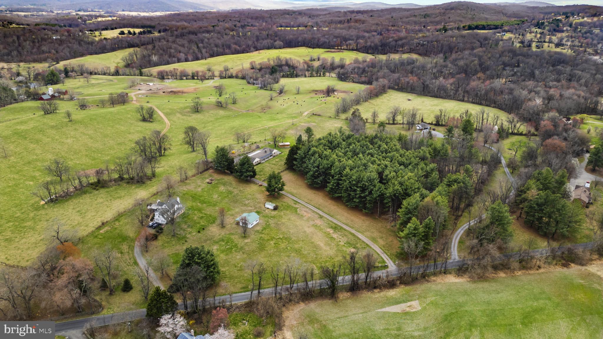 9265 Ramey Road Marshall, VA 20115 - Photo 49 of 49 an aerial view of residential houses with outdoor space