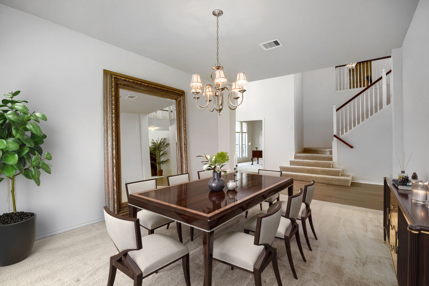 2985 Prairie Bluff Seguin, TX 78155 - Photo 4 of 25 Formal dining, everyday elegance - virtually staged.