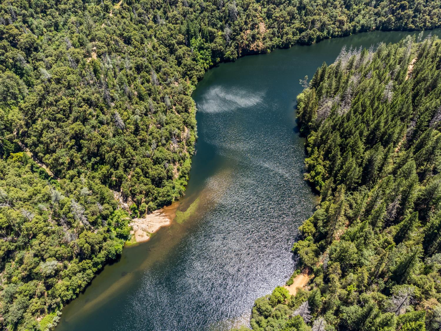 2640 Trail Gulch Road Placerville, CA 95667 - Photo 35 of 37 a view of a lake with a yard