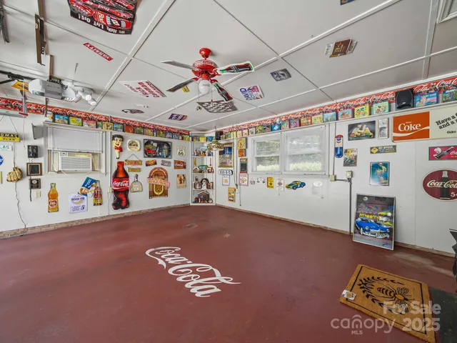 a view of a storage in a room