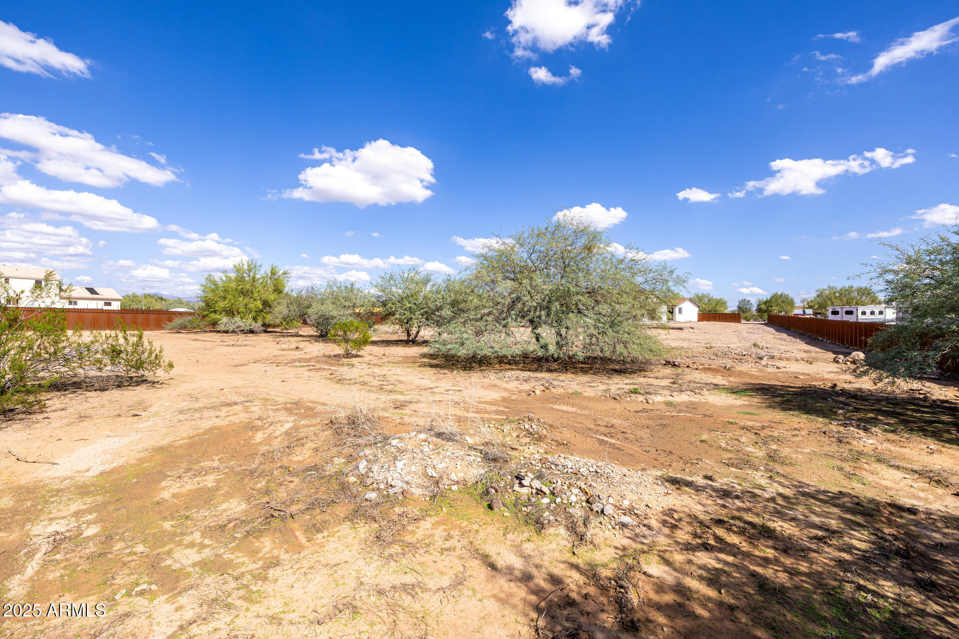 1807 West Joy Ranch Road Phoenix, AZ 85086 - Photo 45 of 49 a view of a yard with an outdoor space and trampoline