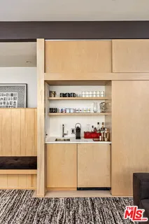 a view of a refrigerator with storage